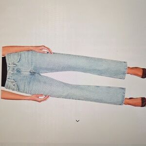 AGOLDE: Mia Mud Rise Straight Leg Jeans